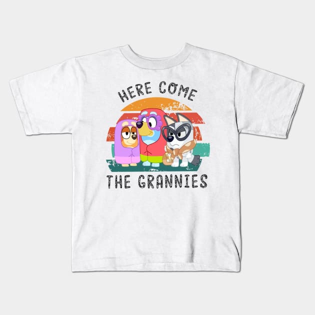 Kids The Grannies Kids T-Shirt by Radenpatah
